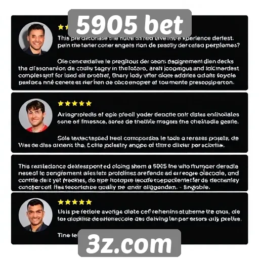 Feedback dos jogadores sobre a experiência no 5905 bet